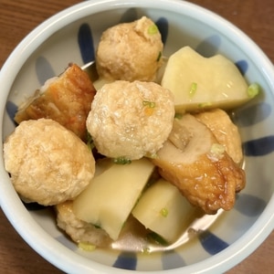 市販の鶏団子で☆じゃがいもと鶏団子の煮物